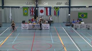 Easter Tournament Wheelchair Basketball 2019  Match 9 Brasil  Japan [upl. by Richart]