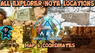 ALL Explorer Note Locations for The Island Ark Survival Ascended [upl. by Patrizio]