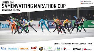 Samenvatting Daikin Marathon Cup 5 – Jan van der Hoorn Schaatssport Marathon  Vrouwen [upl. by Ayatnahs]