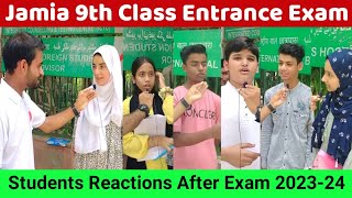 Jamia 9th class entrance exam review 202324  Jamia 9th class Entrance Exam review video jamia [upl. by Ynitsed]