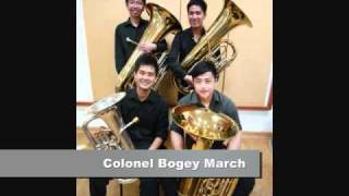 Colonel Bogey March Tuba Quartet [upl. by Niattirb]