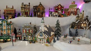 Christmas Village Display How To Set Up a Department 56 Christmas Village Christmas Decorating [upl. by Pollack]