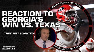 Georgia felt SLIGHTED ahead of upset vs No 1 Texas  Kirk Herbstreit  ESPN College Football [upl. by Jeana]