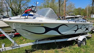 FREE 1960s Boat with 90hp Evinrude WILL IT RUN [upl. by Adnamahs]