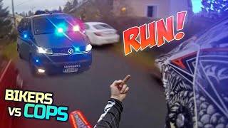 BIKERS VS COPS  Motorcycle Police Chase  Best Compilation 2024 [upl. by Torray69]