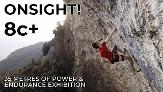 ONSIGHT Challenge Solitary Souls 8c  Adam Ondra [upl. by Norby]