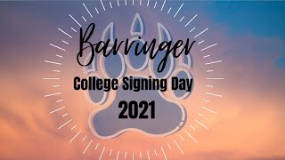 Barringer Class of 2021 College Signing Day Tribute [upl. by Hare665]