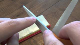 How To  Sharpen Scissors [upl. by Ecinnej]