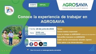 Conoce la experiencia de trabajar en AGROSAVIA [upl. by Vaclav]