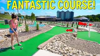 We Found an Awesome Custom Designed Mini Golf Course [upl. by Sivie]