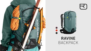 RAVINE freeride backpack English  ORTOVOX [upl. by Antipus451]