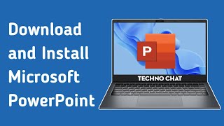 How to Download and Install Microsoft PowerPoint in LaptopPC EASY [upl. by Sheply]