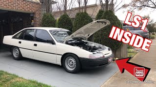 another NEW CAR VN Commodore with LS1 SWAP [upl. by Ylimme]