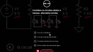 Circuitos eletricamente iguais shorts resistor [upl. by Giraud]