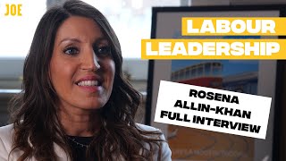 Who is Rosena AllinKhan Full interview  Labour deputy leadership race [upl. by Lerad]