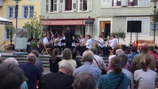 Jugendfest Brugg 2018  Konzert der Jugendmusik beim Erbeeribrunnen [upl. by Ayekan]