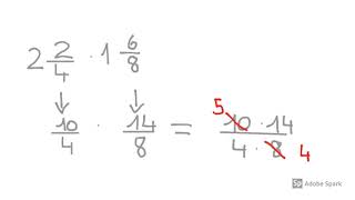 Gemischte Zahlen multiplizieren [upl. by Elias110]