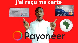 cmt recevoir ça carte payoneer depuis un village dAfrique [upl. by Phillipp]