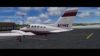 Flysimwares CESSNA 414A Exterior Sneak Peek [upl. by Ardnama]