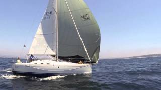 Trogear ASprit Carbon Fiber Bowsprit with a Spinnaker [upl. by Sset]