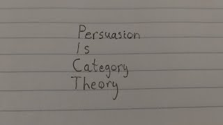 For Rhetoricians Introduction to Category Theory [upl. by Herta735]