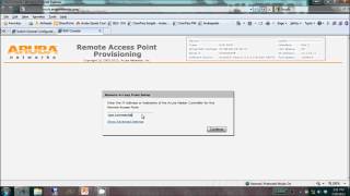 Provisioning an Aruba Networks Remote AP [upl. by Lalo]