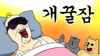 짐승친구들 극락 수면안대의 비밀 [upl. by Bullard599]