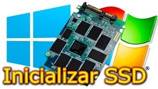 Cómo inicializar un disco duro SSD en Windows 10 8 y 7 Windows no reconoce el disco [upl. by Karlyn178]