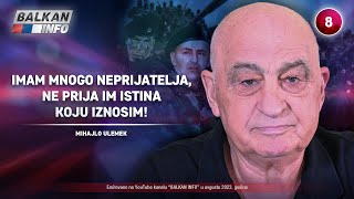 INTERVJU Mihajlo Ulemek  Imam mnogo neprijatelja ne prija im istina koju iznosim 3182023 [upl. by Darnell]