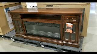 Costco Tresanti 78quot Fireplace Infrared TV Console 529 [upl. by Anawik]