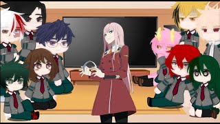 ✅Past Darling In💚The Franxx React To The Future Gacha Club HizeroGoichi  Itz Peachy Sunlight✅ [upl. by Yaja]