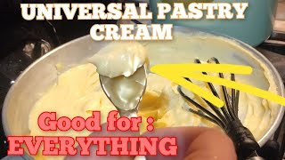 UNIVERSAL PASTRY CREAM Great for Eclair cakes and more [upl. by Llerdnam154]