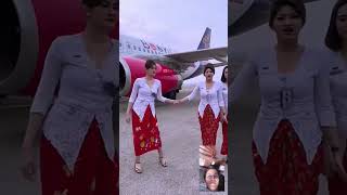 Kantic batic indonesia plane shortvideos [upl. by Notnarb748]