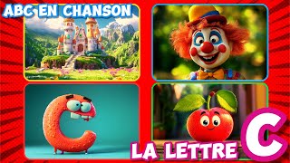 La Chanson du C pour les enfants 🍒🐱 AlphabetEnfants ChansonLettreC ABC chanson enfant bebe [upl. by Oivat366]