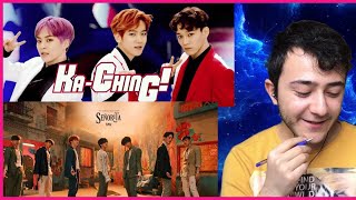 EXOCBX KaCHING amp VAV브이에이브이 Senorita REACTION KPOP TEPKİ [upl. by Evreh587]