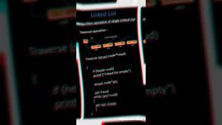 Implementation of LinkedList data programming c c array linkedlist python reels shorts [upl. by Silera]