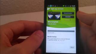 afinstaller apps fra Android marked dansk [upl. by Herb]