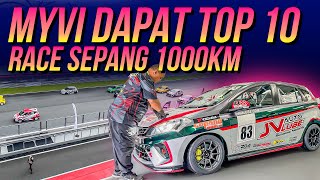 😱 Myvi G3 Dapat TOP 10 Race Sepang 1000km [upl. by Nahsaj]