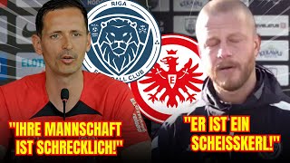 TRAINERZOFF nach HITZEDUELL FrankfurtCoach LÄSST DAMPF AB  eintracht frankfurt nachrichten [upl. by Lorens]