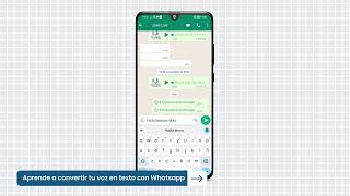 Cómo Transcribir un Mensaje de Voz a Texto en WhatsApp [upl. by Perce]