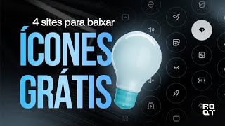 4 sites para baixar ÍCONES GRATUITOS para o Dashboard [upl. by Oinoitna]