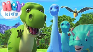 Dinozorlar şarkısı 🦕 Dinozor çizgi filmi 🦖 Çoçuk şarkıları  HeyKids [upl. by Yrogreg]