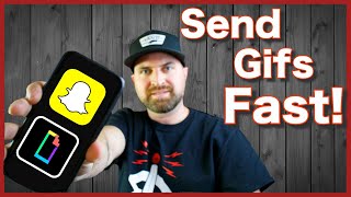 Giphy Snapchat iPhone  Quick Tutorial [upl. by Kyla]