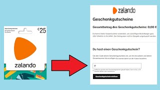 Zalando Gutschein Code einlösen Anleitung ✅ [upl. by Cassidy306]