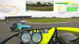 Caterham Academy Crash Green Group Round 6 Knockhill Reverse [upl. by Amlev]