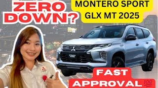 montero sport glx  ZERO DOWN PAYMENT 🤩 mitsubishi  NAG UPGRADE SI MONTERO GLX 😍 [upl. by Ahsinert]