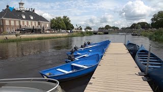 Hoog water en stroming op de Vecht zorgt voor overlast [upl. by Teerell]