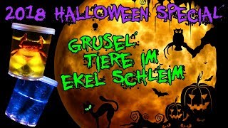 Halloween Special  Grusel Tiere im Ekel Schleim  VORSICHT SLIME [upl. by Conah378]