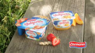 Obstgarten TVSpot Ehrmann Obstgarten „HerzensSnackquot [upl. by Mansfield]