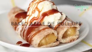 Baked Apple Pie Roll Ups [upl. by Yarak]